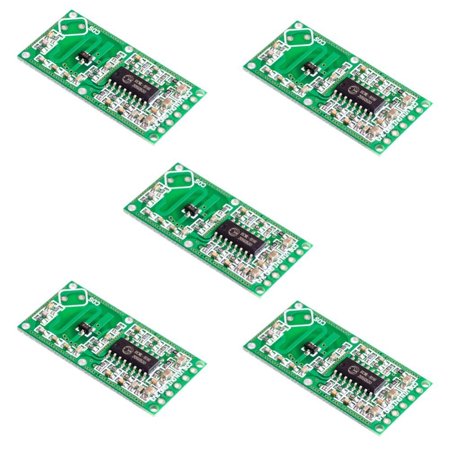 5 Pcs Microwave Sensor RCWL-0516 Switch Module Induction Human Board Detector