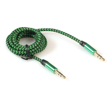 Usupdd 3.5mm Stereo Car Auxiliary Audio Cable Male to Male for Smart Phone GN Usupdd 2208-6504