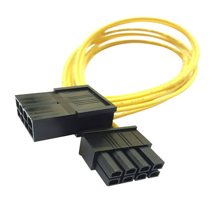 MIANHT 8-Pin PCIE Power Extension Cable for GPU Video Card PCI-Express PCI-E 20CM - 2022 8-Pin PCIE Power S-#6051