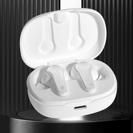 FengLS 2022 Bluetooth 5.0 Headset Wireless Earphones Mini Earbuds Stereo Headphones with Charging Case 09-Electronics-12A#2313 Electronics MYF2022 Blu