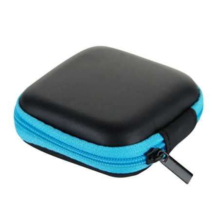 Mini Zipper Hard Leather Earphone Storage Bag Earphone Pouch Box - 2022 New Mini Zipper Hard 81DD2-#6974