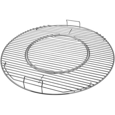 Noposion Grill Grate for 22 Inch Weber Charcoal Grill  Upgraded 8835 Gourmet BBQ System Hinged Cooking Grate  21.5 X 21.5 Inch