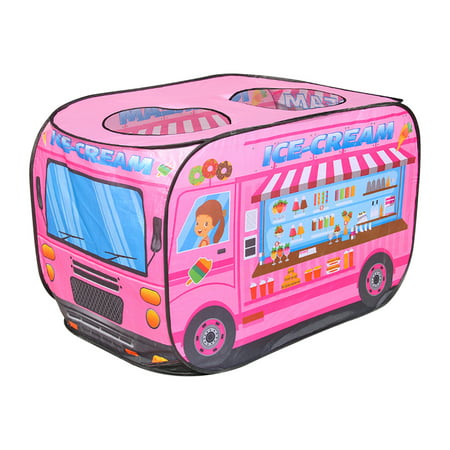 Uorcsa Premium Tent Ice Cream Children S Folding Car Dessert Tent Children S Indoor and Outdoor Folding Tent Climbing Game House