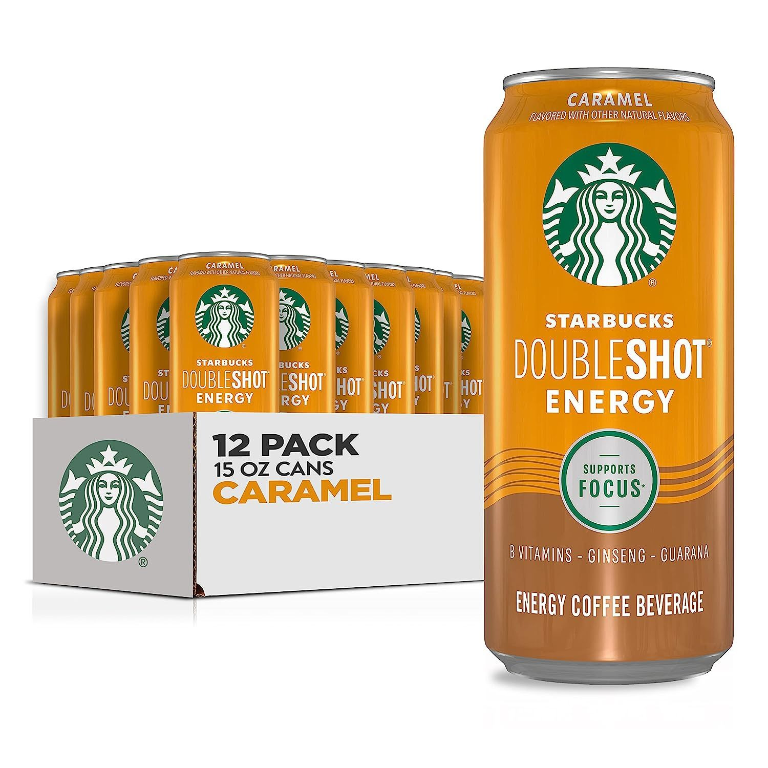 Starbucks Doubleshot Energy Caramel Coffee Energy Drink  15 Fl Oz Can
