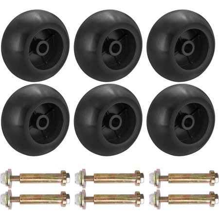 QIRUMENG Mower Anti Scalp Deck Wheel Kit Replace for Bad Boy 022-5234-98 103-3168 103-7263 103-4051 Toro 1-603299 68-2730 Husqvarna 5391026-43 and Man