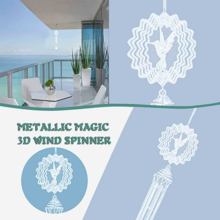 DDgui Fashion New Stainless Steel Wind Spinner- 3D Indoor Outdoor Garden Decoration Crafts Ornamen DDgui220929-17579