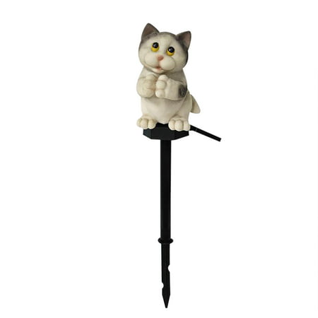 Usupdd New Fashion Solar La-wn Light Outdoor Waterproof Land-scape Light Cute Cat Resin Garden Ligh - 2022 New Toys Solar La-wn Light a-a#9335