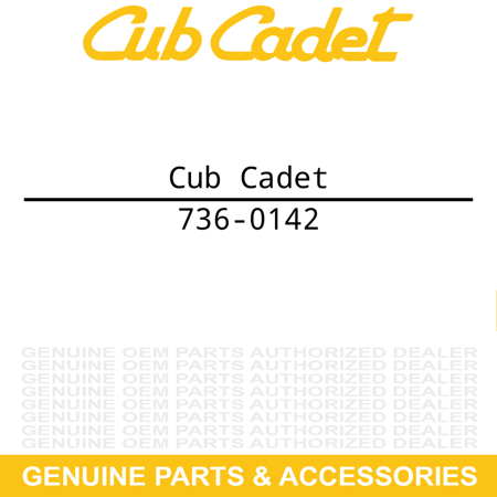 CUB CADET 736-0142 Flat Washer .281 X .50 X .063 GT LT 1050 40 44 48 54 2554