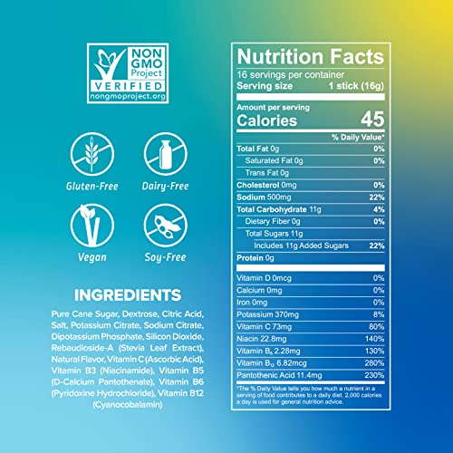 Liquid I.V. Hydration Multiplier - Seaberry - Hydration Powder Packets | Electrolyte Drink Mix | Easy Open Single-Serving Stick | Non-GMO | 16 Sticks thumbnail