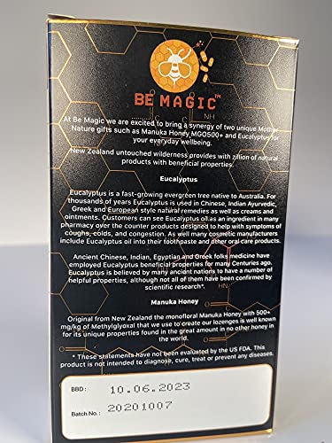 Manuka Honey + Eucalyptus Lozenges, 15 Drops thumbnail