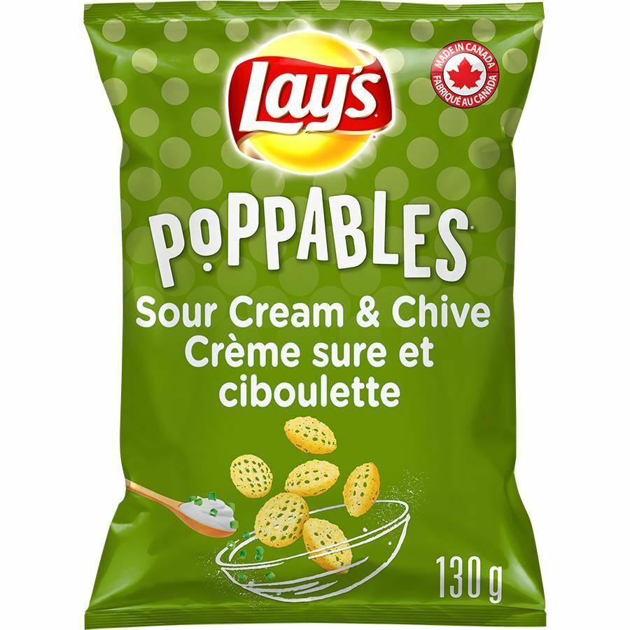 FODMAPs, Gluten & More Lay's Poppables® Sour Cream & Chive Flavoured