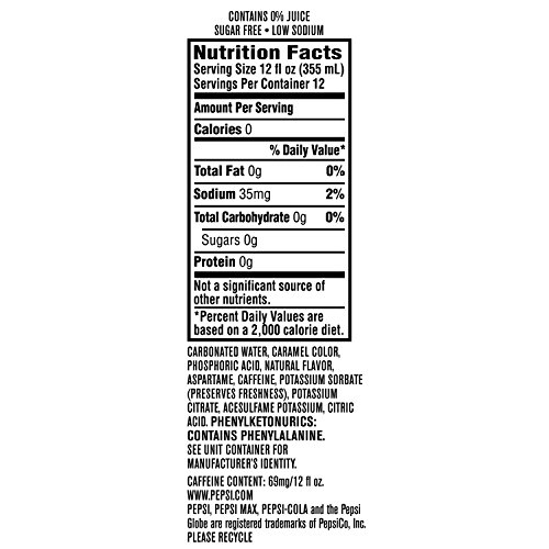 Pepsi Zero, Wild Cherry, 12 Fl Oz. Can, 3 (12 Pack) thumbnail