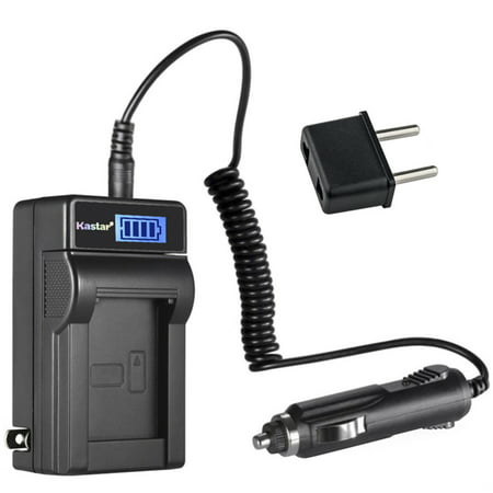 Kastar Li-80B LCD AC Battery Charger Compatible with MINOX DC 4211  DC 5222  DC 6311  PRAKTICA Luxmedia 7103  PREMIER DM-6331  DM-5331  DS-4330  DS-43
