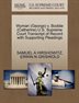 Wyman (george) V. Boddie (catherine) U.s. Supreme Court Transcript of Record with Supporting Pleadings by Samuel a Hirshowitz Paperback | Indigo Chapt