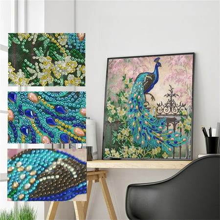 Special Shaped Diamonds Painting DIY 5D Partial Drill Cross Stitch Kits Crystal A18-Z#4962 2022 Newest Special Shaped Diamonds