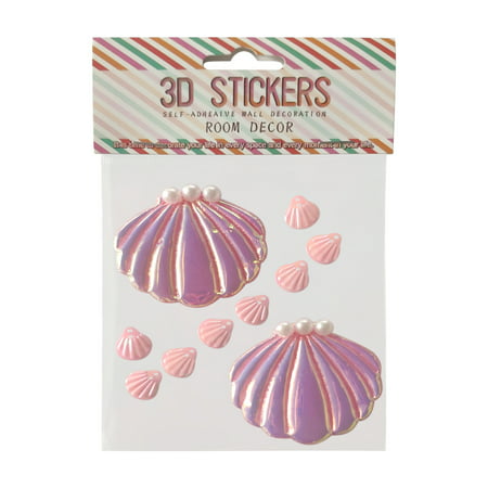 Usupdd 3D Three-dimensional Stickers Sequined Shell Children DIY Stickers Materials Usupdd 220803-4973