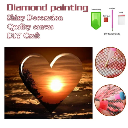 5D Embroidery Paintings Rhinestone Pasted DIY Diamond Painting Cross Sti USLJ9-6678 2022 Clearance FALL DECOR 5D Embroidery Paintings