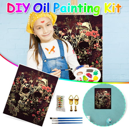 DIY Oil Painting 16 X 20 Inch with Brushes and Pigment (Without Frame) USLJ9-51082 2022 Clearance FALL WREATHS DIY Oil Painting