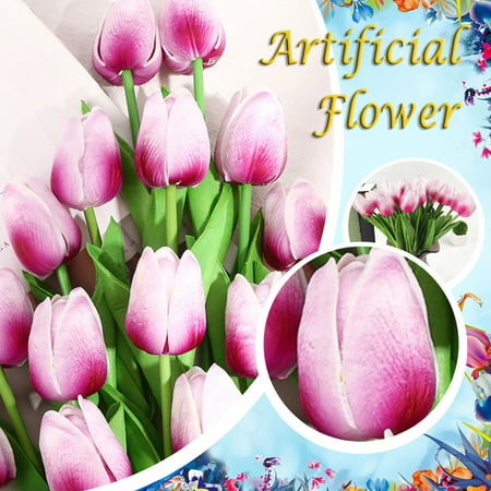 FengLS 10PC Artificial Flower Latex Real Bridal Wedding Bouquet Home Decoration 09-Kitchen-12A#8306 Home Kitchen MYF10PC Artificial Flower