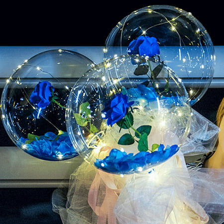 LED Rose Bouquet Luminous Christmas Decorate Gift Decoration Party Wedding - Uscallm Home 2022 a#3119