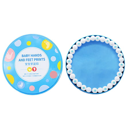 DDgui New Upgraded Newborn Baby Hand and Foot Inkpad Set Creative Souvenir Baby Handprint Kit Ornament Keepsake DDgui LFF220922-9318