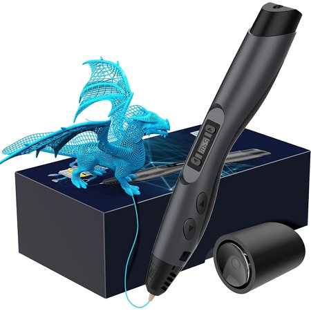Intelligent 3D Pen with LED Display 3D Printing Pen with USB Charging  8 Speed Printing&Temperature Control  Interesting Gifts for All Age