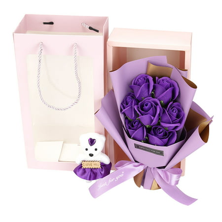 Usupdd New Fashion Artificial Rose Flower Leaf Bridal Bouquet Wedding Home Decoration Usupdd WBB220912-7751