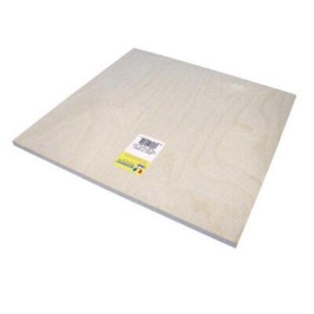3pk Midwest Products 5325 Plywood Sheet  3/8  X 12  X 12