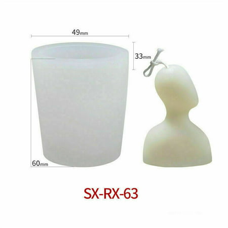 Usupdd New Family Perfume Candle Moulds Silicone Human Body Candle Wax Making Soap Mold New Usupdd WAA220817-6678