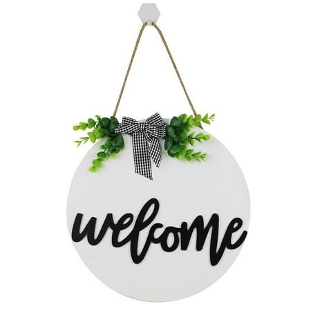 Usupdd New Fashion Welcome Door Hanger Door Decoration Door Wreath Front Door Wreath Decor - 2022 New Toys Welcome Door Hanger a-a#9657 WAA20220913-15