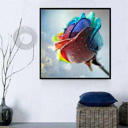 Usupdd DIY 5D Rose Shaped Embroidery Rhinestone Paste Diamond Painting Kits Usupdd WDD220816-2554