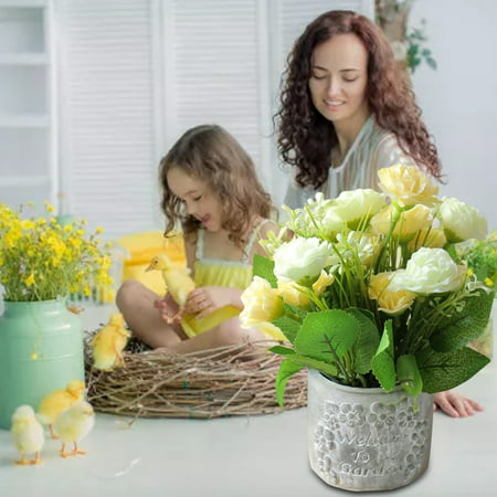 Usupdd Artificial Flower  Small Rose Bonsai  Creative Decoration  Artificial Plant Pot Usupdd 220805-6678