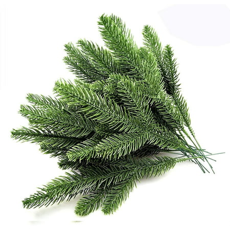 30 PCS Artificial Pi-ne Needle for Home Garden Decoration DIY Wreath Party Decor A18-Z#48575 2022 Newest 30 PCS Artificial