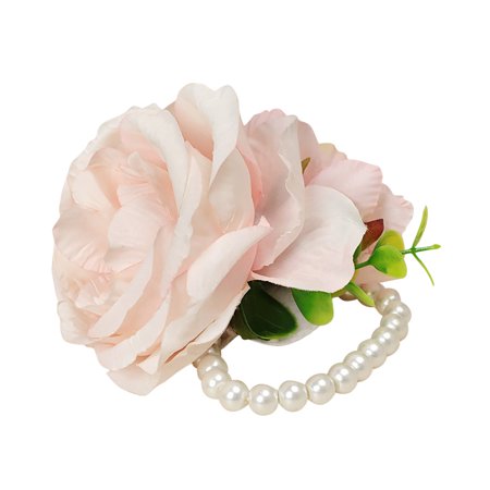 R#4962，Wrist Flower Stretchable Wedding Prom Party Back to School Hand Flower，P#4962 ZK3