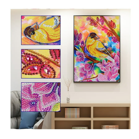Special Shaped Diamonds Painting DIY 5D Partial Drill Cross Stitch Kits Crystal 08HWC15A#7668 2022 the Hot Special Shaped Diamonds