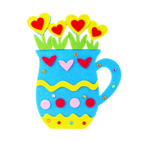 Usupdd New Mother S Day Handmade DIY Three-dimensional Non-woven Flower Pot Potted Plants Usupdd WDD220817-7263