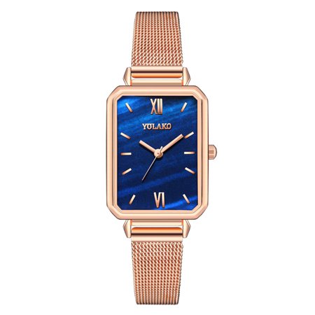 R#6249，Yolako Ladies Casual Fashion Glass Surface Stainless Steel Strap Quartz Watch，P#6249 GI6