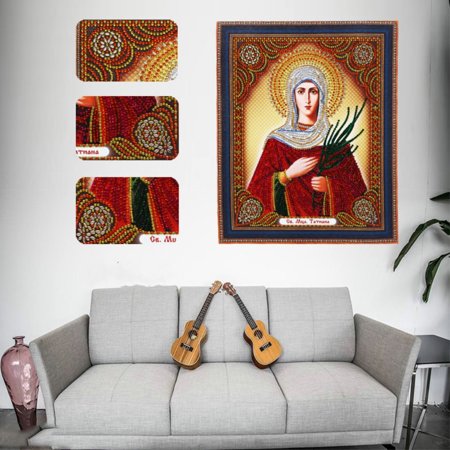 Usupdd Special Shaped Diamond Painting DIY 5D Partial Drill Cross Stitch Kits Crystal R Usupdd WEE220816-4722