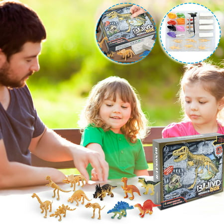 DDgui New Upgraded Simulated Dinosaur Fossil Digging Blind Box Kit Children Educational Dinosaur Digging Fossil Skeleton Kit DDgui LBB220923-5797