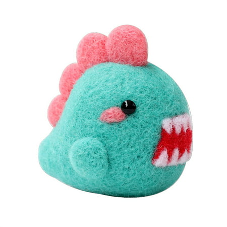 MIANHT Cute Animal Pattern Handmade DIY Poke Wool Felts Material Production Package - 2022 Cute Animal Pattern E-#2564