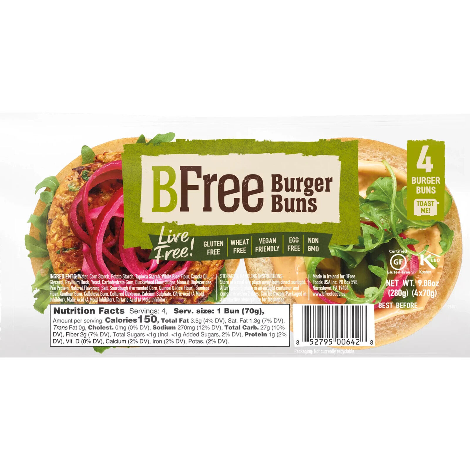 BFREE Burger Buns
