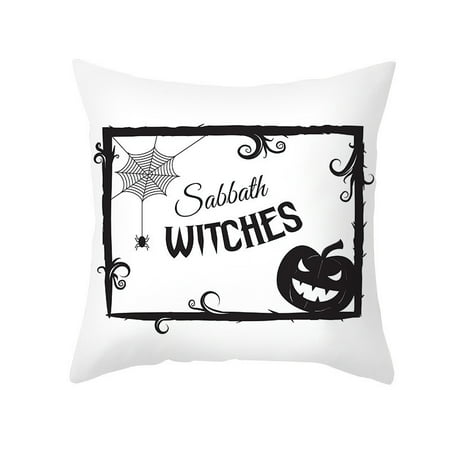 DDgui New Upgraded Halloween Pillowcase Pumpkin Print Pillowcase Peach Leather Pillowcase DDgui LDD220922-2554