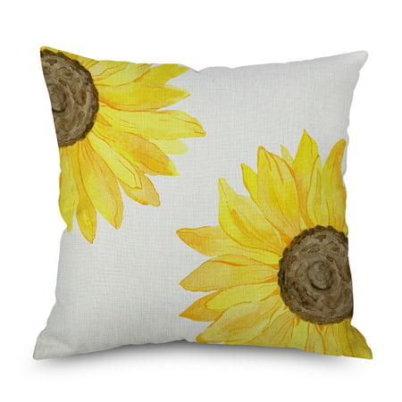 DDgui New Upgraded Sunflower Linen Pillowcase Takes You Into the Sun and Happy DDgui LCC220922-4719