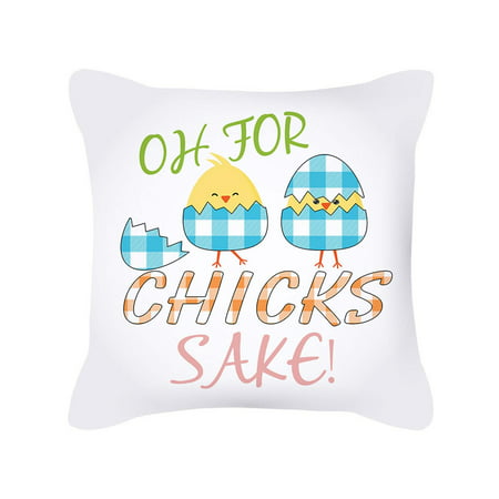 Easter Peach Skin Pillowcase Rabbit Cushion Cover Living Room Decor Pillowcase 08HWC15A#8775 2022 the Hot Easter Peach Skin