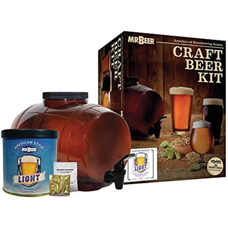 Mr. Beer Classic American Light Stater Beer Making Kit  2 Gallon