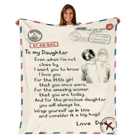Comfortable Wrap Blanket Perfect Letter Blanket a Gift for Family Friends Lovers - 2022 New Comfortable Wrap Blanket 812-B#9980