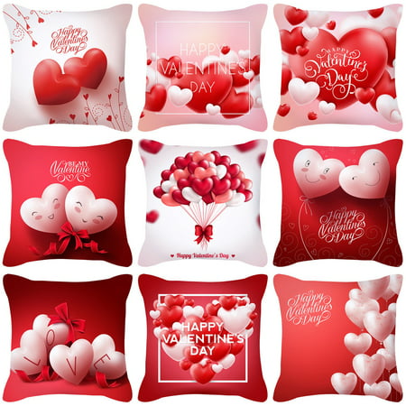 Miximx Red Valentine S Day Gift Love Peach Skin Pillowcase - Gifts Ltz MiximxRed Valentine S Day a-a#4973