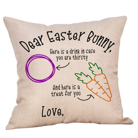 Easter Gift Decoration Faceless Doll Pillowcase Bunny Pattern Pillowcase 08HWC15A#4964 2022 the Hot Easter Gift Decoration