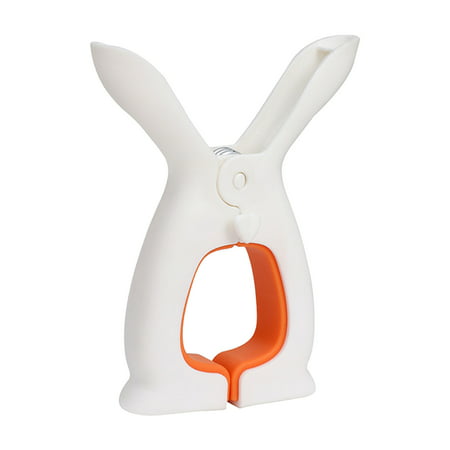 Fiudx Cute Rabbit Ears Windproof Clip Drying Quilt and Bed Sheet Fixed Clip Rack Home Outdoor 4542