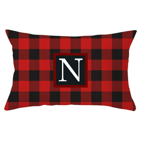 Christmas Pillowcase Faceless Doll Dwarf Gnome Goblin Lattice Christmas Tree Snowflake Flax Printed Sofa Pillowcase Ljddg#17579 Home Decoration Christ